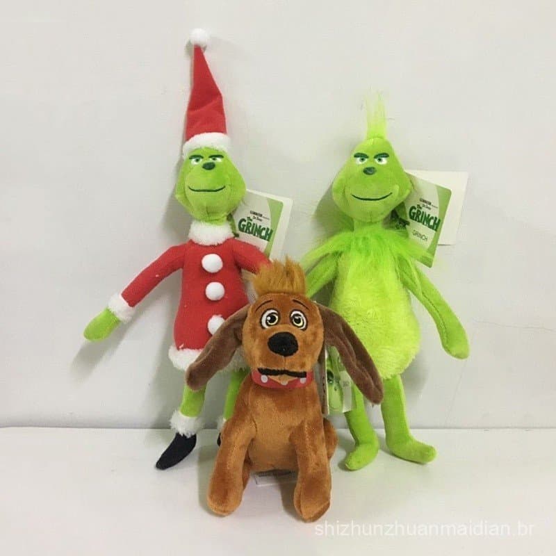 Boneca De Pelúcia Grinch De 40cm Como O Roubou Meninas Aniversário De Natal De Halloween