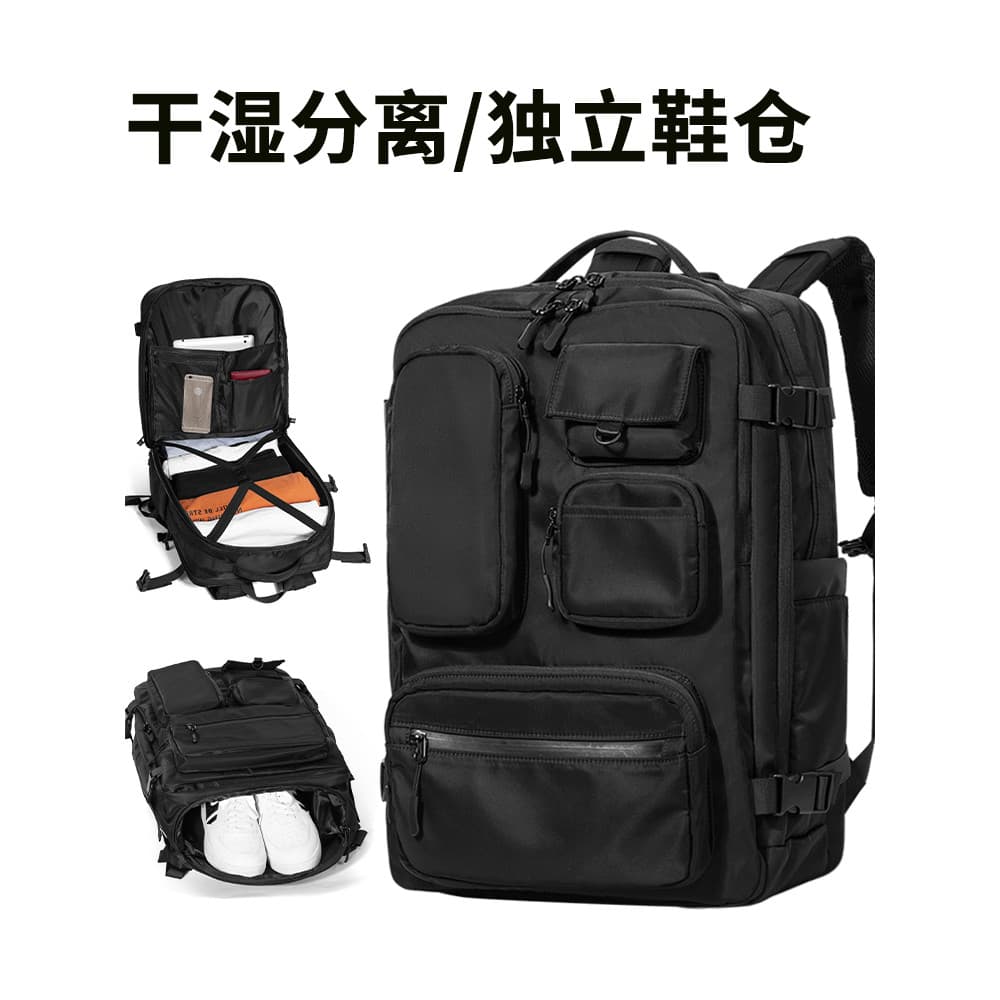 Mochila de separação seca e molhada masculina, bolsa multifuncional para bagagem de viagem, esportes, Fitness, mochila a