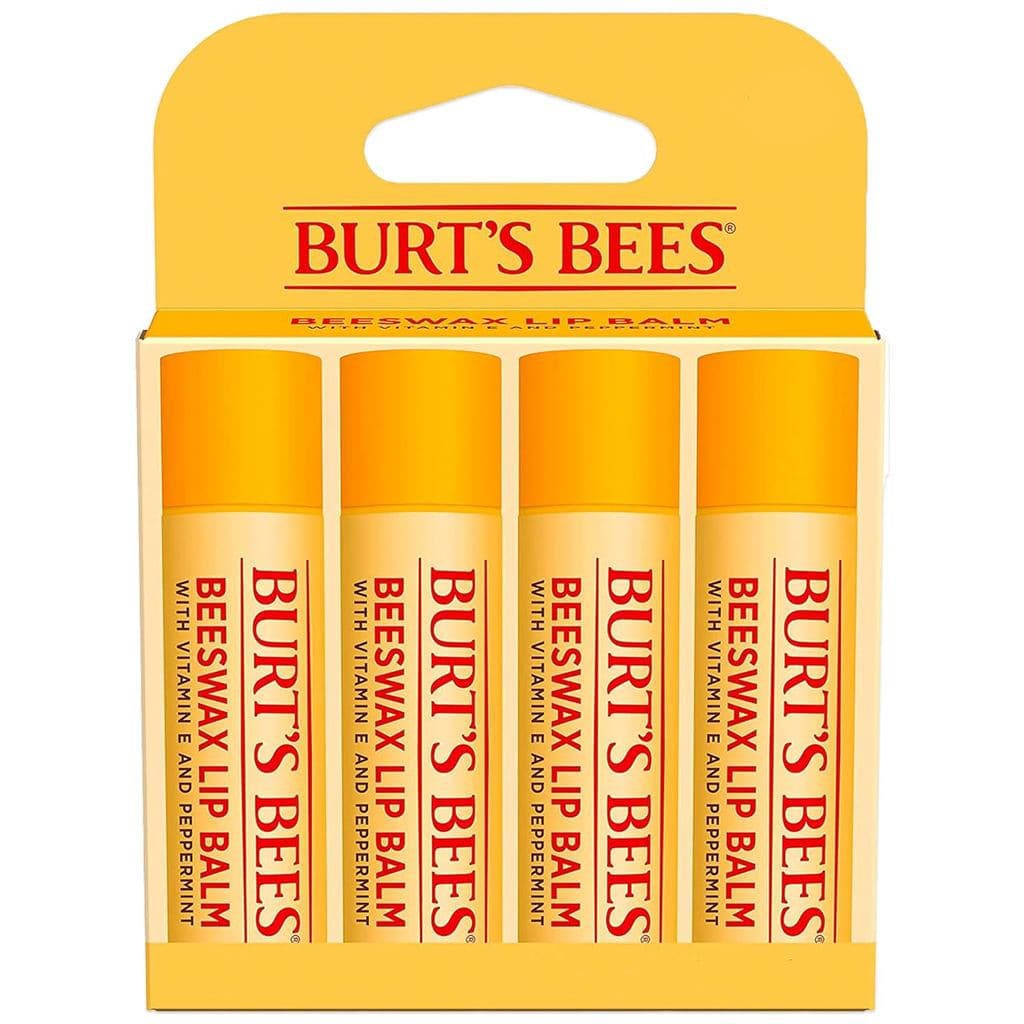 Burt'sBeesBálsamo Labial - Cera de Abelha Original, Hidratante Labial com Cera de Abelha Responsavelmente Produzida, Sem