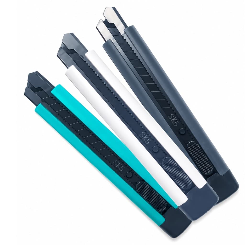 Estilete 18mm Lamina SK5 ABS Profissional 3 Laminas Lotus 1870