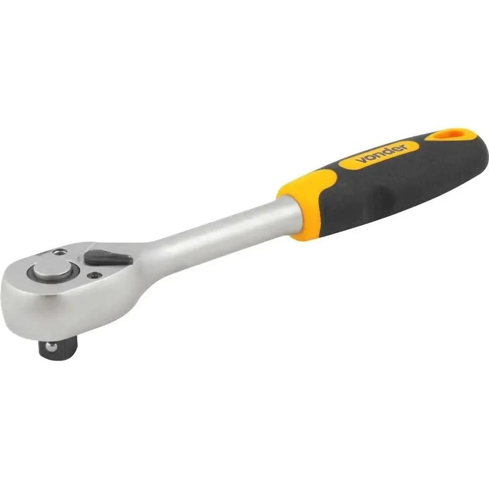 Chave Catraca Reversível Soquete 1/2 Cabo Ergonômico Vonder