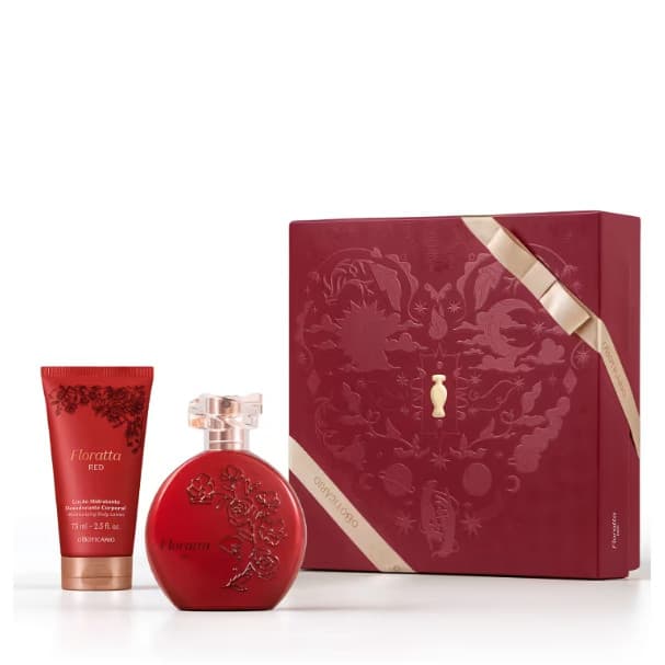 Kit Presente Dia Dos Namorados Floratta Red (2 itens)