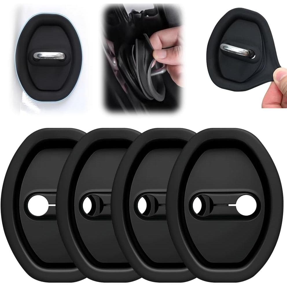 Capa Protetora Universal para Fechadura de Porta de Carro, Decorações de Carro de Fácil Instalação, Protege Fechaduras d