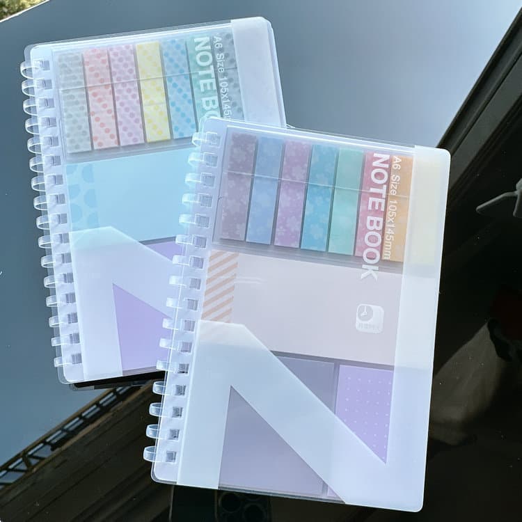 Sanduíche livro PP concha beijo índice marcador adesivo planejamento livro criativo Graffiti excelente adesivo multifunc