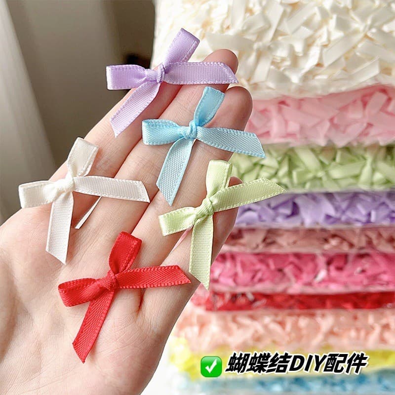1.000 produtos Semi-acabados diy feitos à mão pequeno arco Headwear acessórios para o cabelo chapéu meias sacos acessóri