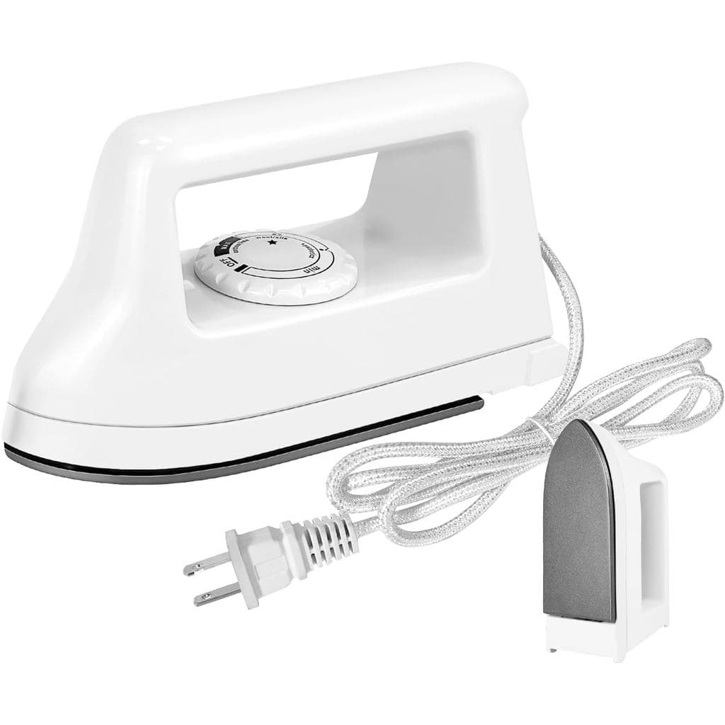 Mini Crafts Iron Handheld Heat Press Kit é portátil, com uma base de PVC para transferência de calor, adequado para proj