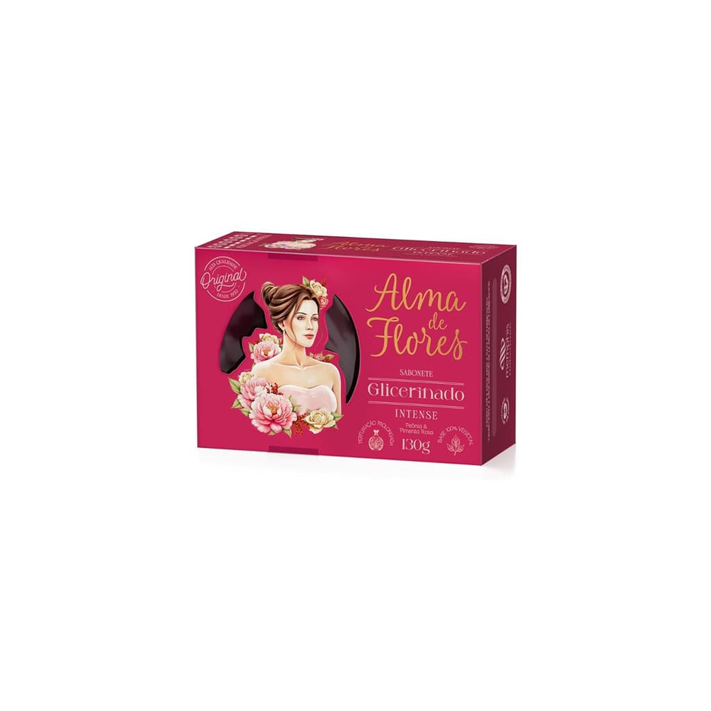 Sabonete Glicerinado Intense Barra, Alma de Flores 130g
