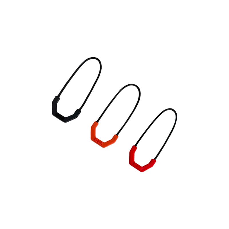 Desenhar cauda corda anel modificado zíper desenhar cauda puxar cabeça zíper corda funcional saco fivela magnética desen