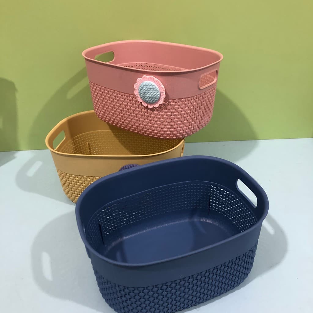 Xiangqi 2178 cesta de armazenamento de cortina de contas cesta profunda cesta de brinquedos caixa de armazenamento cesta