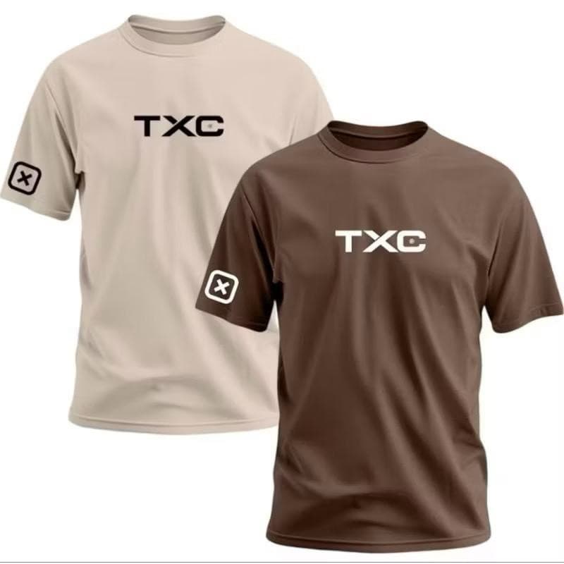 Kit 2 Camiseta TXC Algodão Básica Casual
