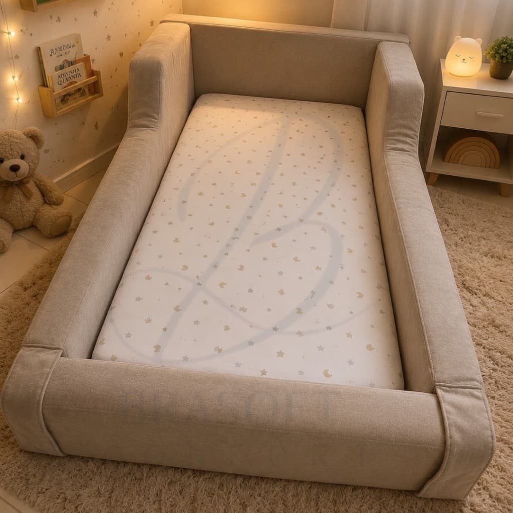 Cama Montessoriana Solteiro Ninho 100% Espuma D33 Brasoft