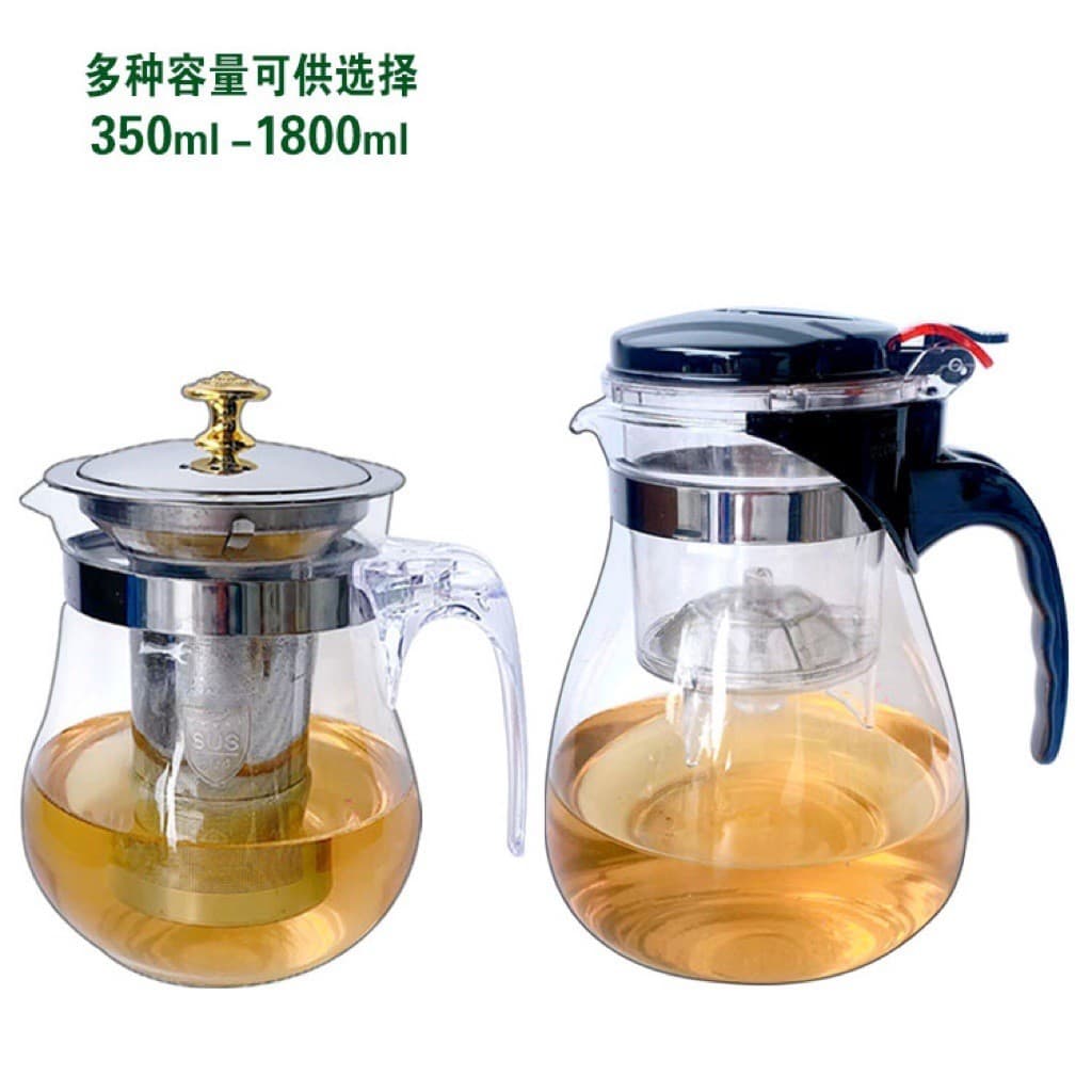 Único 260ml resistente ao calor de vidro de alta temperatura Mini bule de chá perfumado transparente conjunto de chá Kun