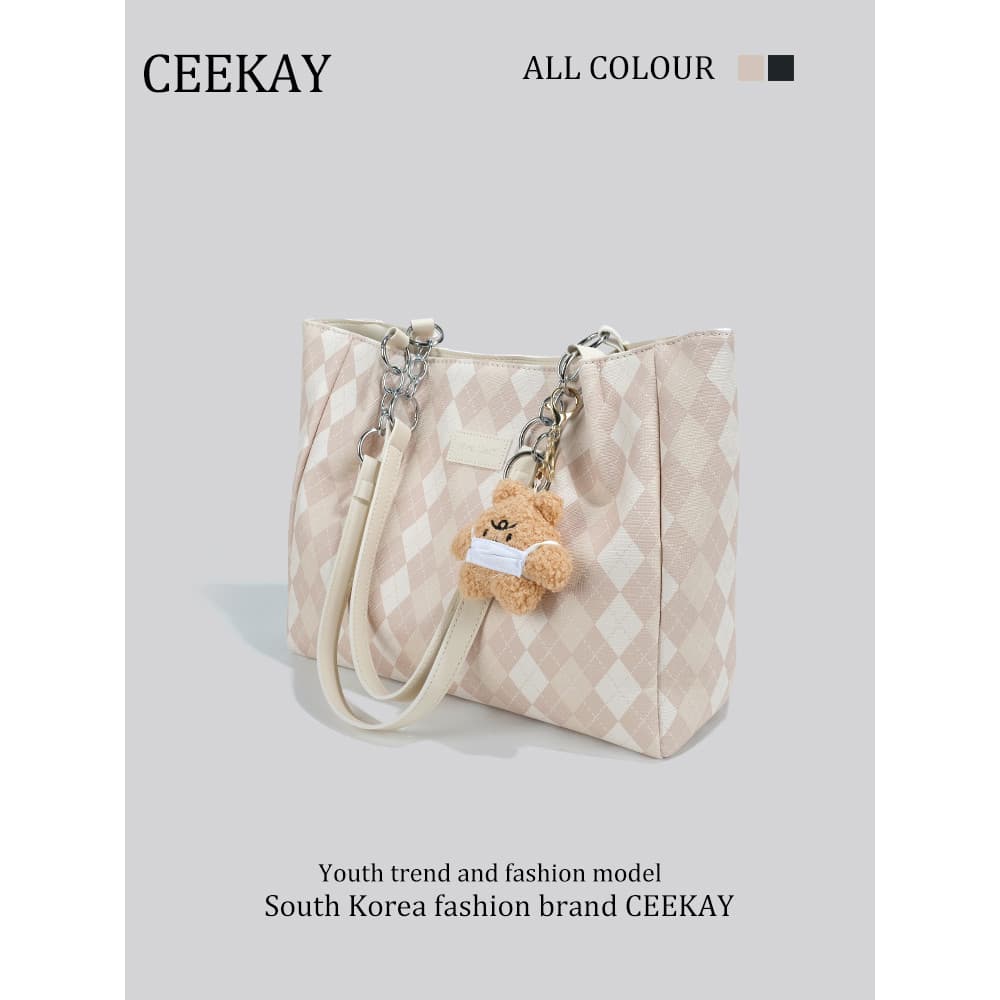 CEEEKAY nicho Design textura High-End estudantes universitários classe de um ombro grande saco feminino grande capacidad