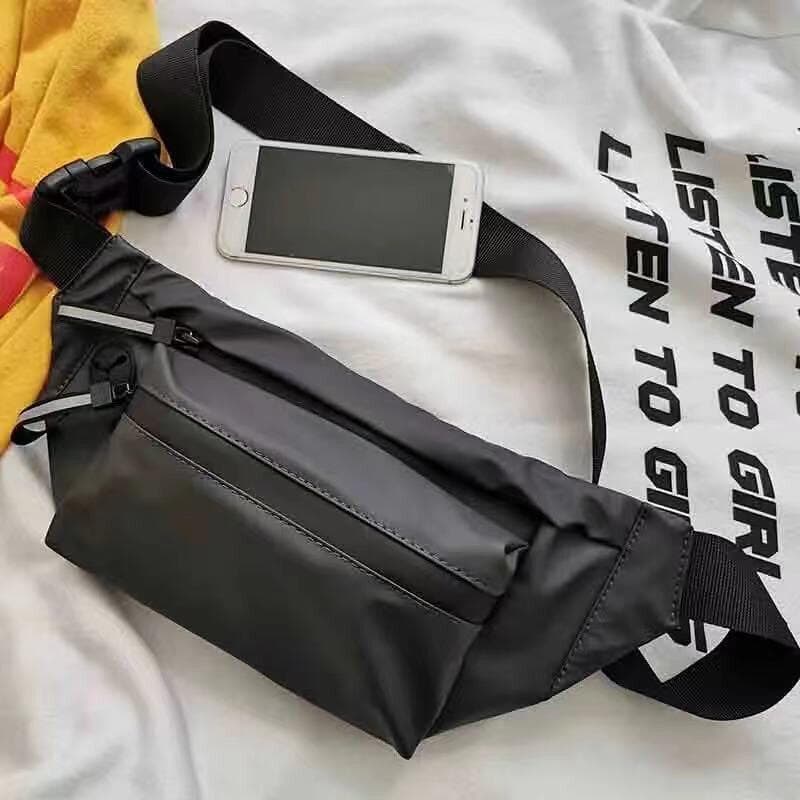 Bolsa de cintura japonesa à prova d'água, bolsa de peito masculina, bolsa de ciclismo 2025, novo estilo, bolsa de ombro