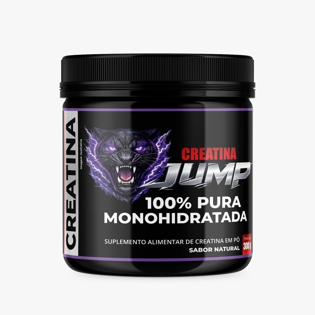 Creatina Jump 100% Pura Monohidratada Pote com 300g