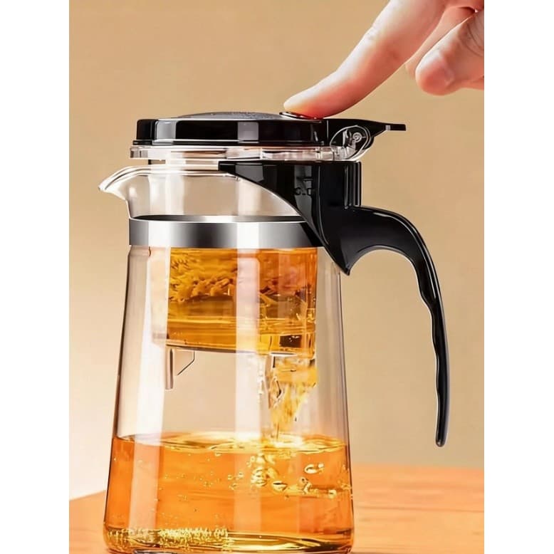 Bule de chá elegante, resistente a altas temperaturas, conjunto de chá doméstico, 2026, novo estilo, chá, separação de á