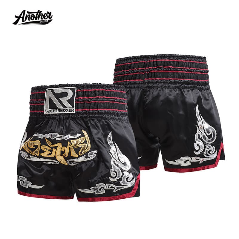 Calções de boxe e treino de Muay Thai tailandês UFC, elegantes e ideais para treinos de verão, em estoque, calções de lu