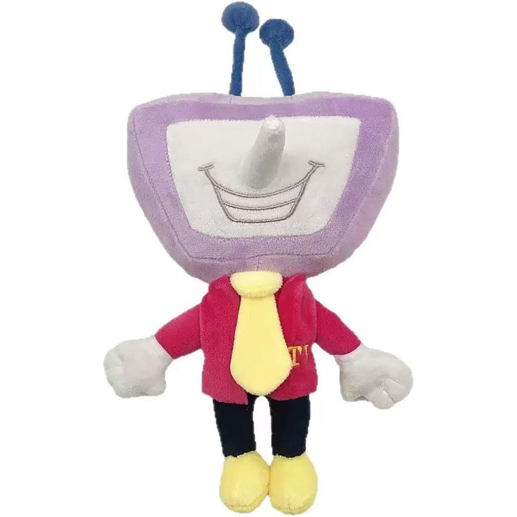 Deltarune Spamton Tenna Triângulo Símbolo Televisão Estatueta De Boneca De Pelúcia Macia