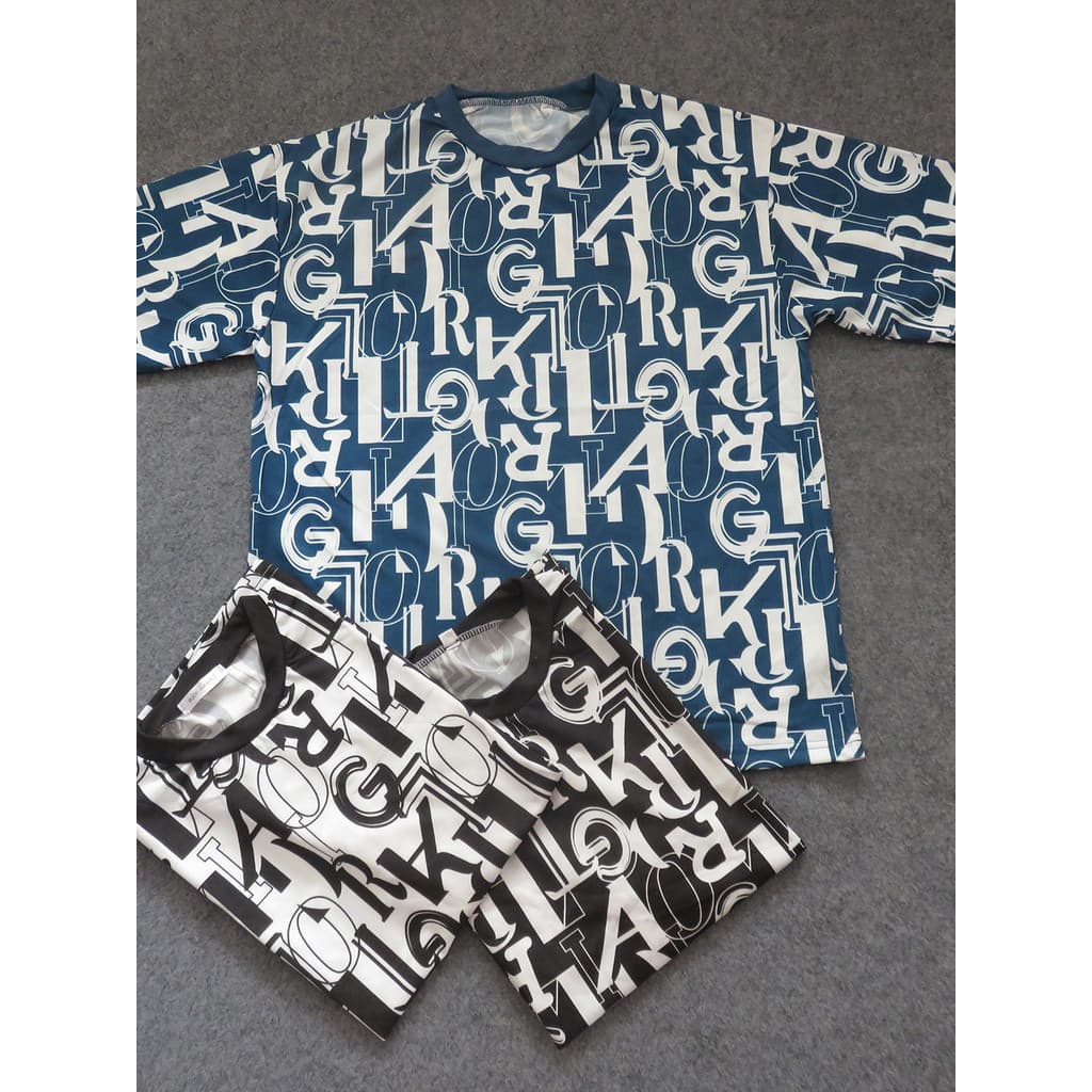 Verão americano Casual de manga curta camiseta masculina 2025 novo estilo Street Wear impressão completa High-End solto