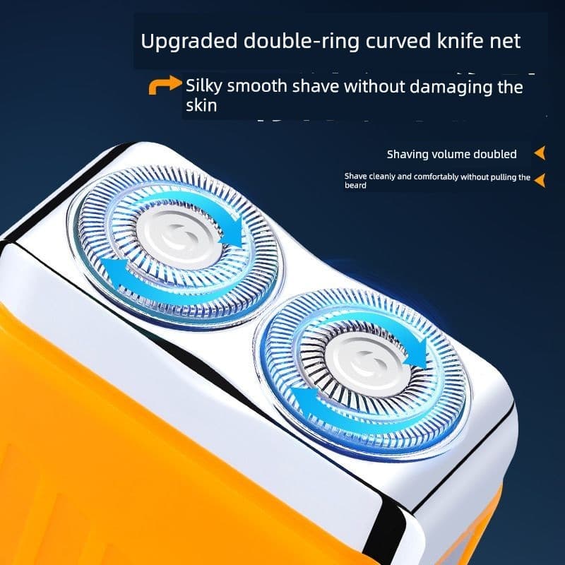 barbeador eletrico masculino Novo viajante barbeador elétrico MINI totalmente automático magnético dupla lâmina navalha