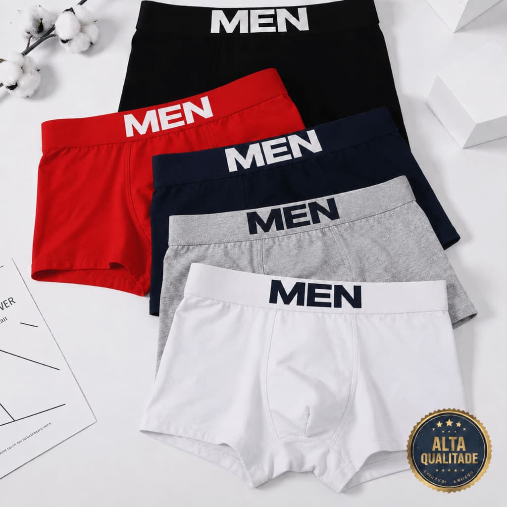 Kit 10 Cueca Masculina Boxer Box Premium box Confortavel ou kit 4 unidades