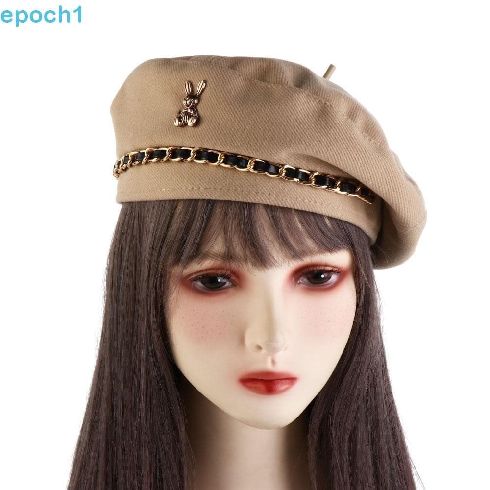 EPOCH1 Estilo Coreano Chapéu Doce Coelho Padrão Bonito Quente Criativo Acessórios De Vestuário Inverno Outono Boina