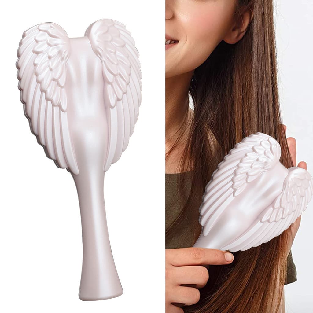 Nova Escova Para Cabeleireiro Anjo Mágica Anti-Estática Pente Emaranhado De Massagem Liso