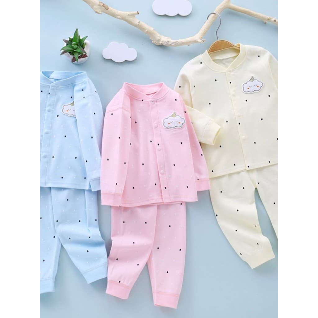 Roupas de bebê terno dividido bebê recém-nascido 369 setembro 1 ano de idade primavera outono puro algodão roupa interio