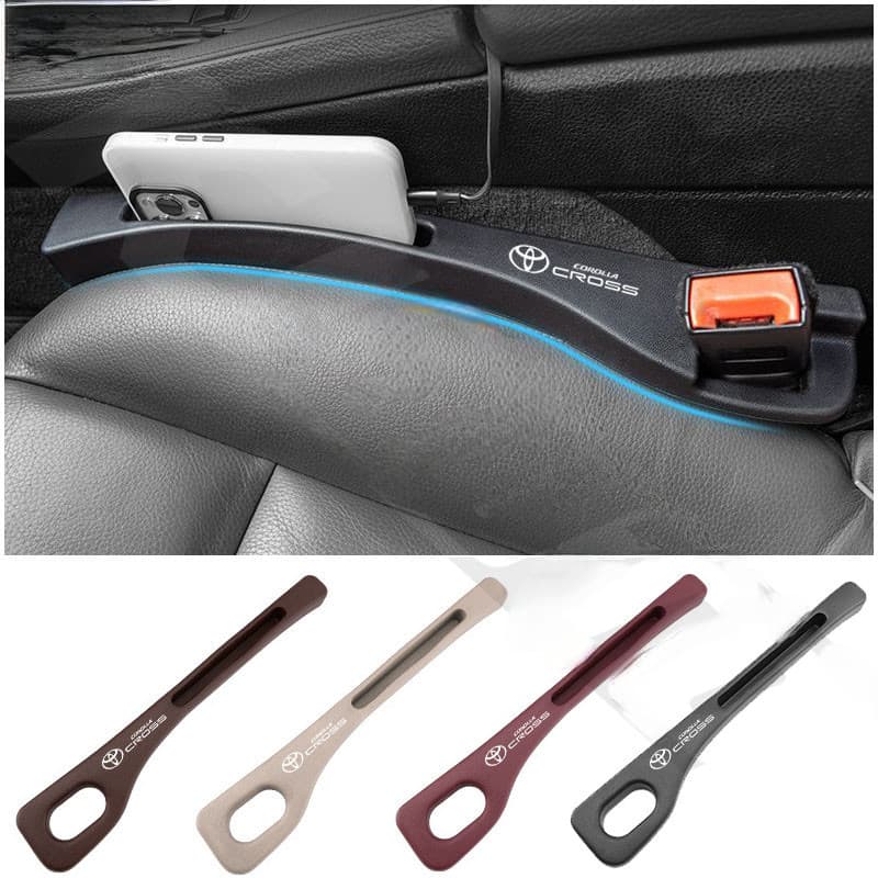Textura Macia 4 Cores À Prova De Toyota Corolla Cross Seat Gap Filler Caixa De Armazenamento Para Carro