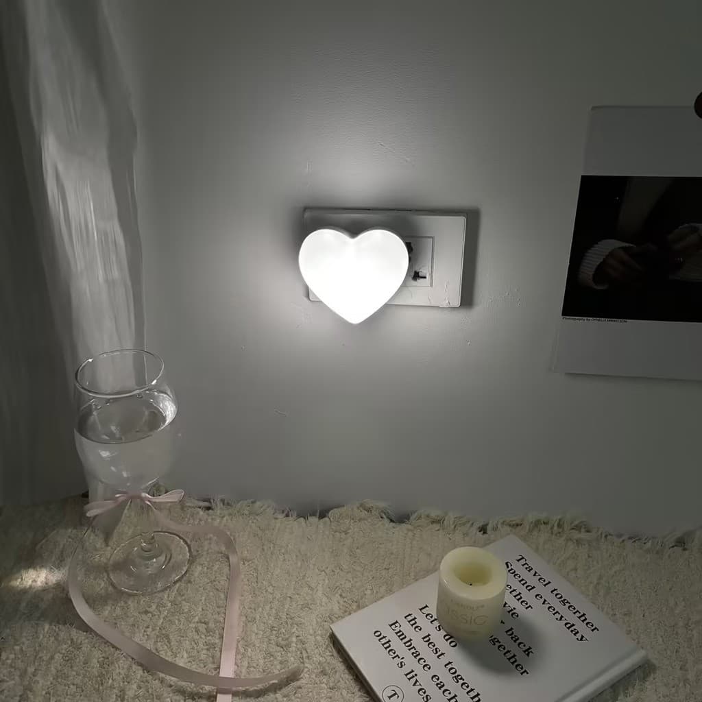 Luz Noturna De Indução Controlada Por , Quarto , Economia De Energia , Lâmpada Proteção Para Os Olhos Dormir