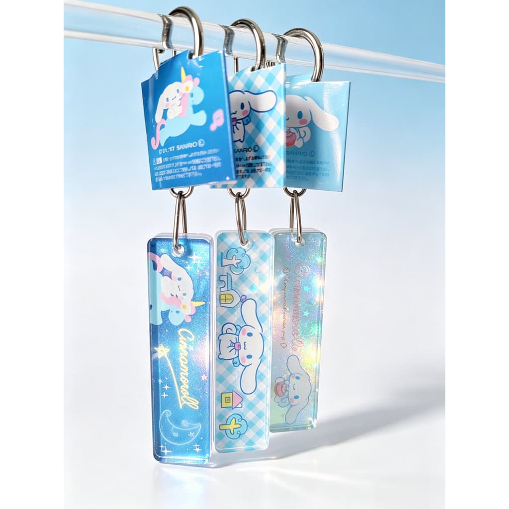 Japão pedido Original sanli fresco bonito canela cão acrílico longo chaveiro pingente japonês