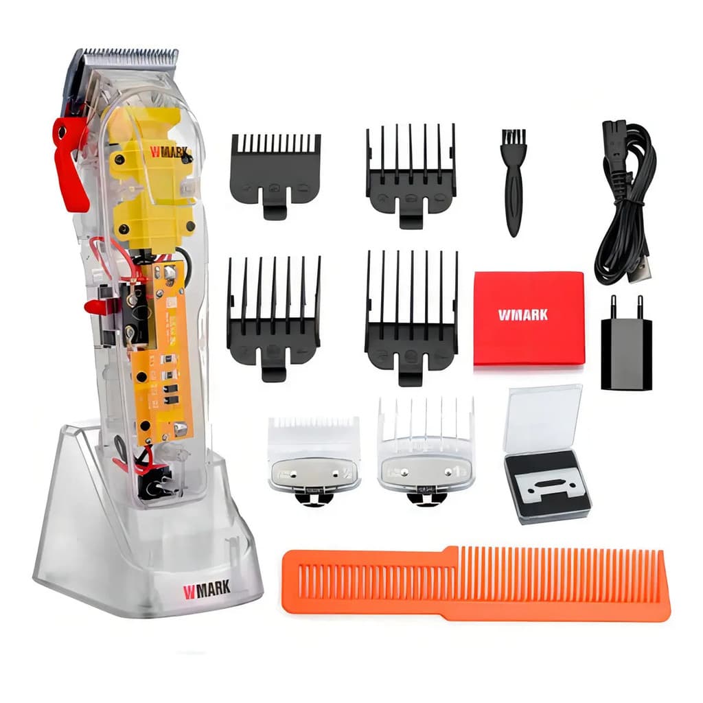 Máquina de Corte Wmark NG108S Transparente Com Base Bivolt Profissional