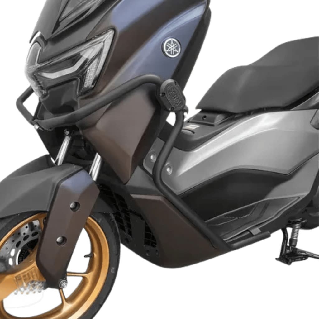 Protetor de Carenagem Scam Yamaha Nmax 160 2025 2026 SPTO836 Aço Carbono Preto