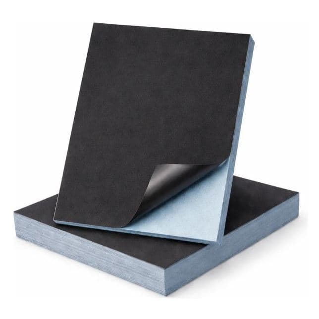 Papel Carbono A4 50 Folhas  Alta Qualidade Profissional Preto - Preto