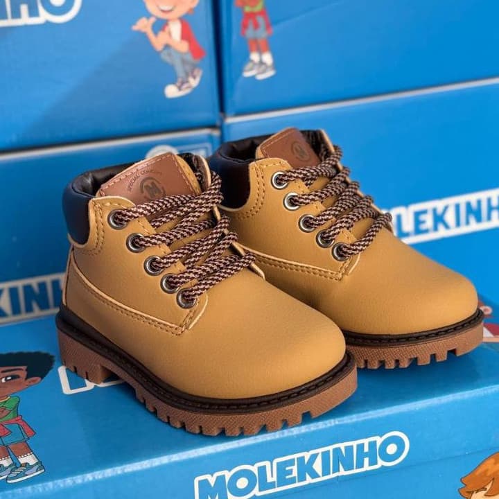 Bota botinha coturno infantil baby caterggate menino TOPCHARME