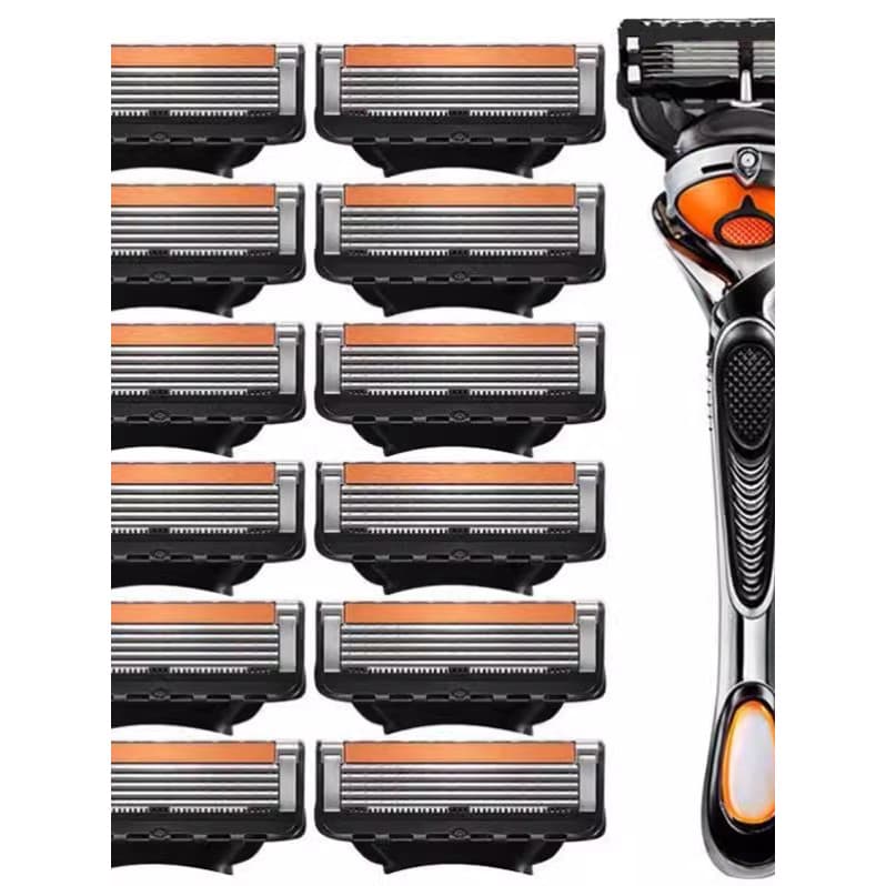 Universal para Gillette afiada escondida suave Manual navalha velocidade afiada 5 lâminas lâmina de cinco camadas mascul