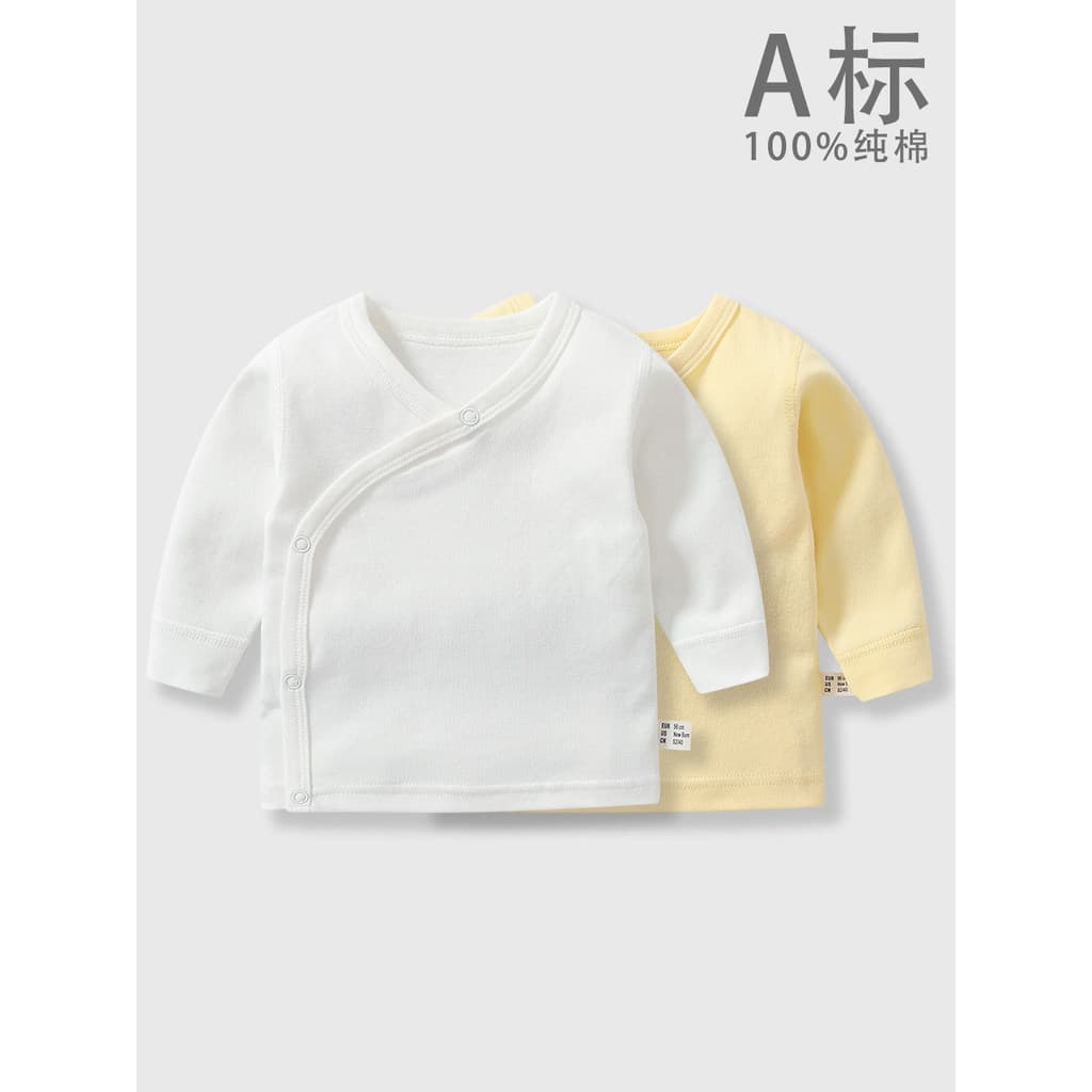 Roupas de bebê recém-nascido primavera outono Bottoming roupa interior puro algodão desossado térmico superior roupa int