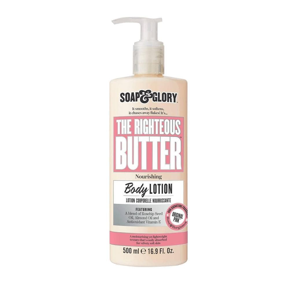 Soap&Glory Original Pink Loção Hidratante Corporal com Bomba - Hidratante Corporal Leve para Pele Seca - Com Manteiga de