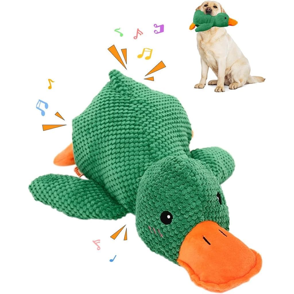 Brinquedo de Pato Calmante para Cães, Edição 2025, Pato Calmante para Cães, Brinquedos de Pato Amarelo com Som para Cães