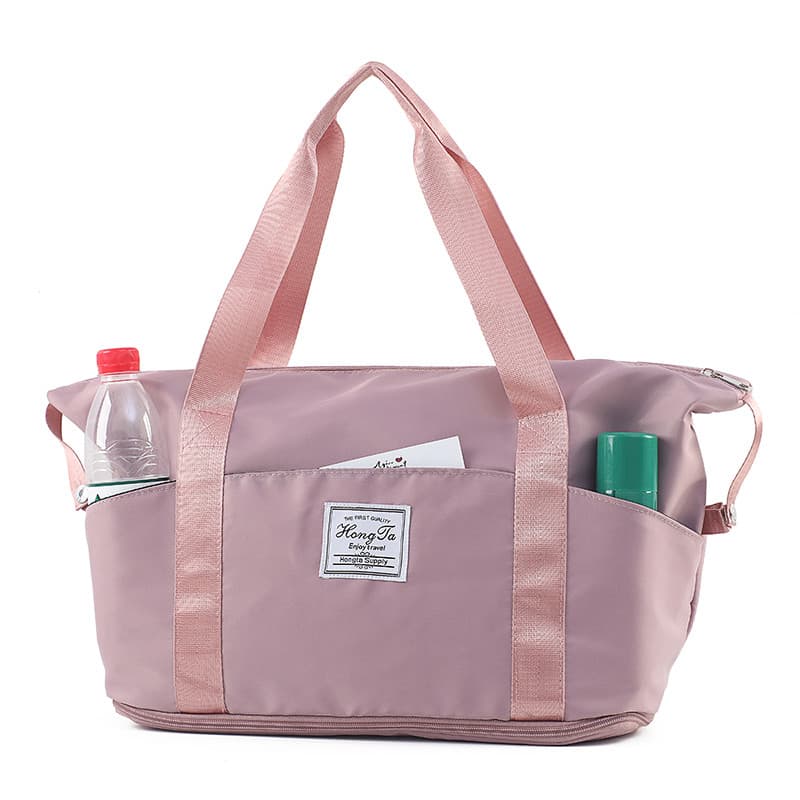 Bolsa de viagem feminina de grande capacidade, leve, à prova d'água, bagagem, negócios, viagem, armazenamento, maternida