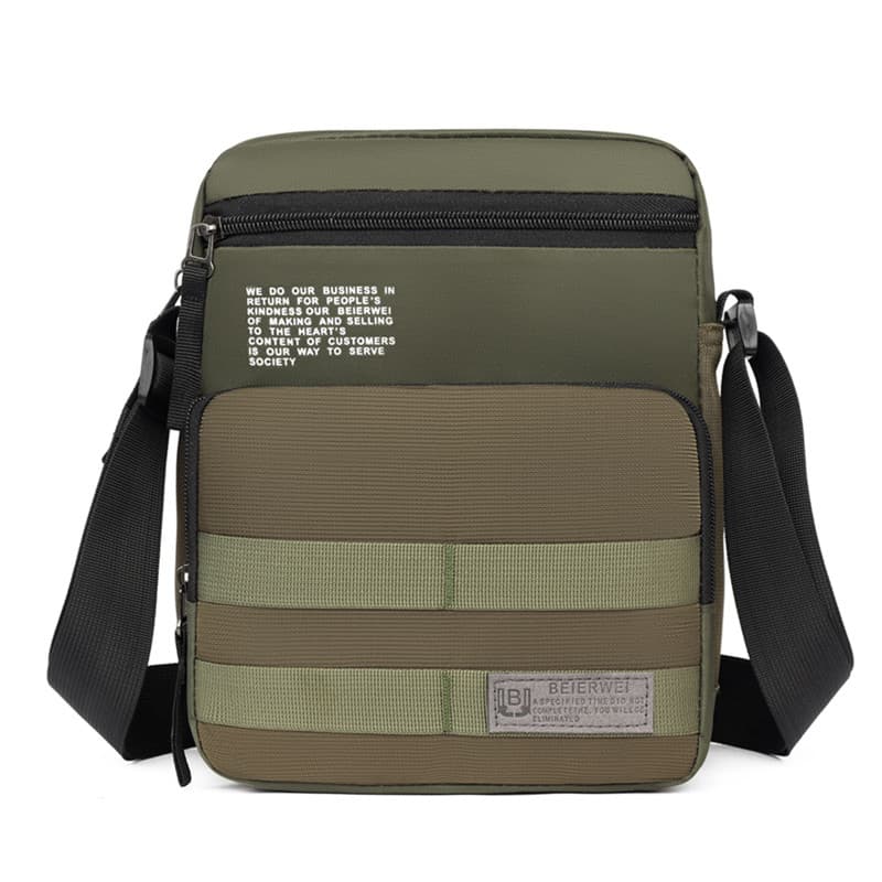 Novo estilo bolsa mensageiro masculina bolsa de ombro pequena mochila lazer viagem bolsa masculina impermeável Oxford pa