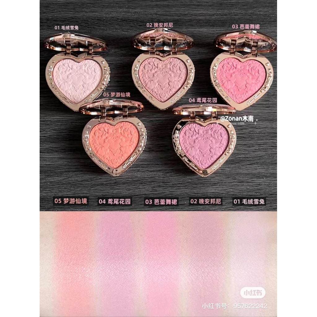 Série Bonnie Garden!Flor sabe Blush urso concha pérola nuvem ombro creme de neve pérola expansão cor meteoro