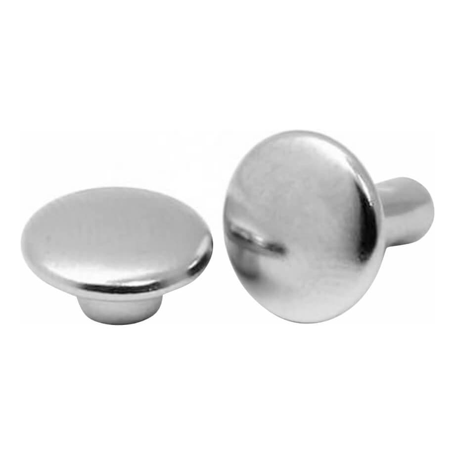 Rebite Metal Simples Niquelado N°3 Cassmar 100 unidades