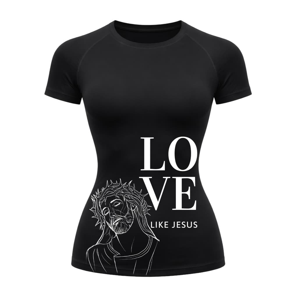 Camiseta Compressão Proteção Uv 50+ Manga Curta Kingdom Love