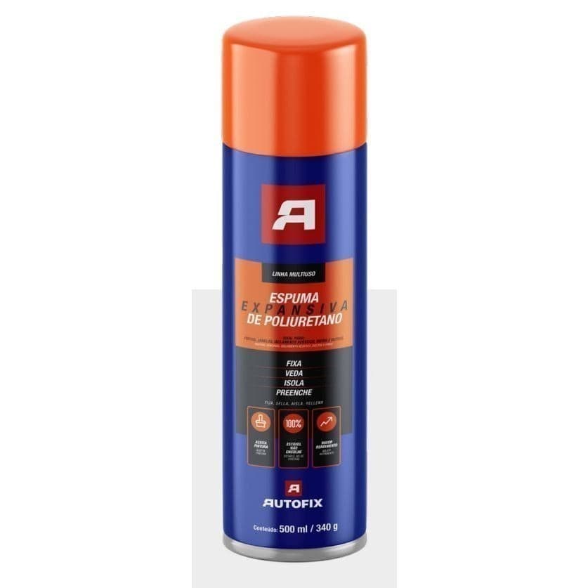 Kit 2 Selante Espuma Expansiva 500ml Autofix Alta Expansão