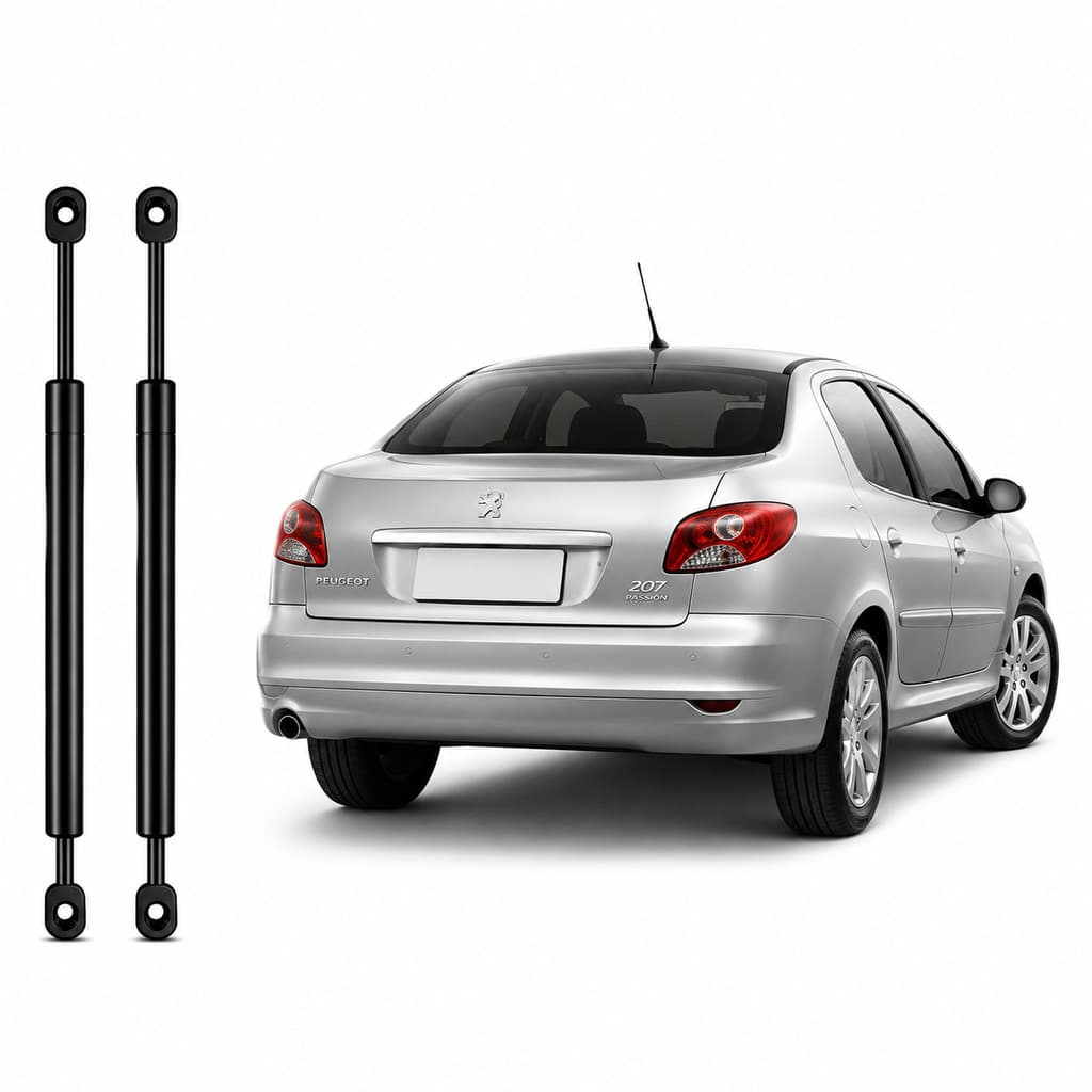 Par amortecedor porta malas Peugeot 207 Passion 2008 a 2014