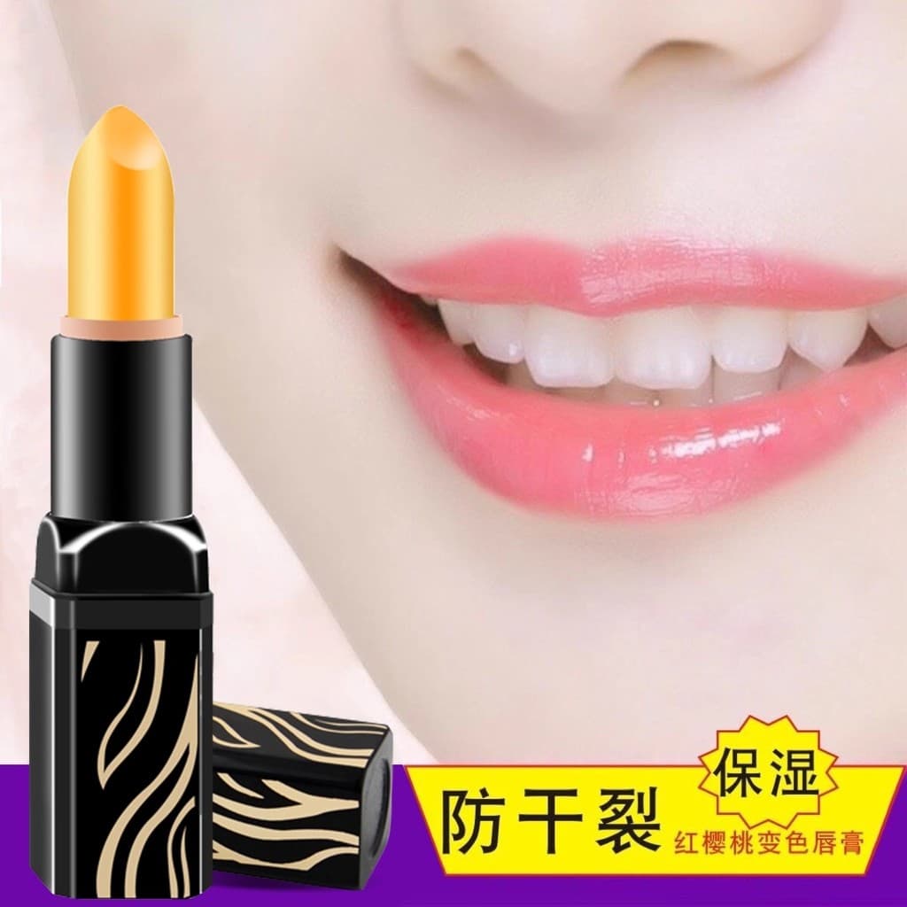 Yingying grande marca mudança de cor bálsamo labial hidratante não-desbotamento antiaderente copo batom genuíno loja pri