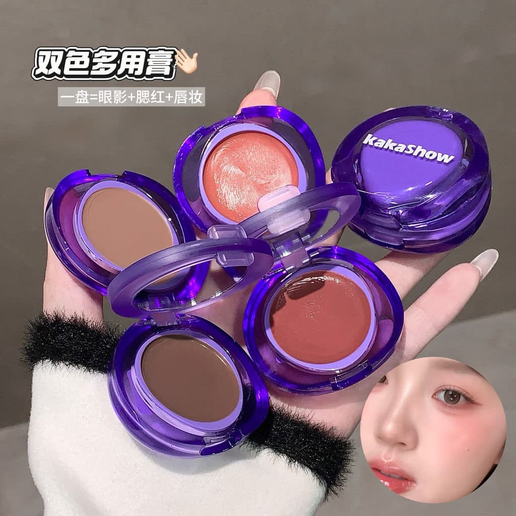 Creme multiuso para olhos e bochechas, serviço delicado, não preso, desenvolvimento de cores de longa duração, cria leit