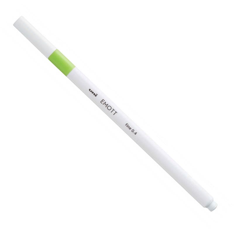 Caneta hidrografica Emott fine 0.4mm PEMSY5 Verde Claro Uni-ball