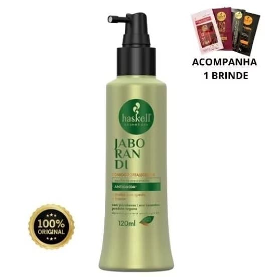 Tônico Fortalecedor Jaborandi Antiqueda 120ml Haskell